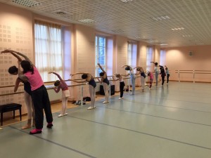 Урок Балетной школы Вежновец для студентов консерватории