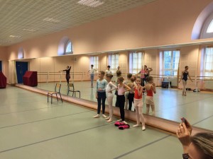 Урок Балетной школы Вежновец для студентов консерватории
